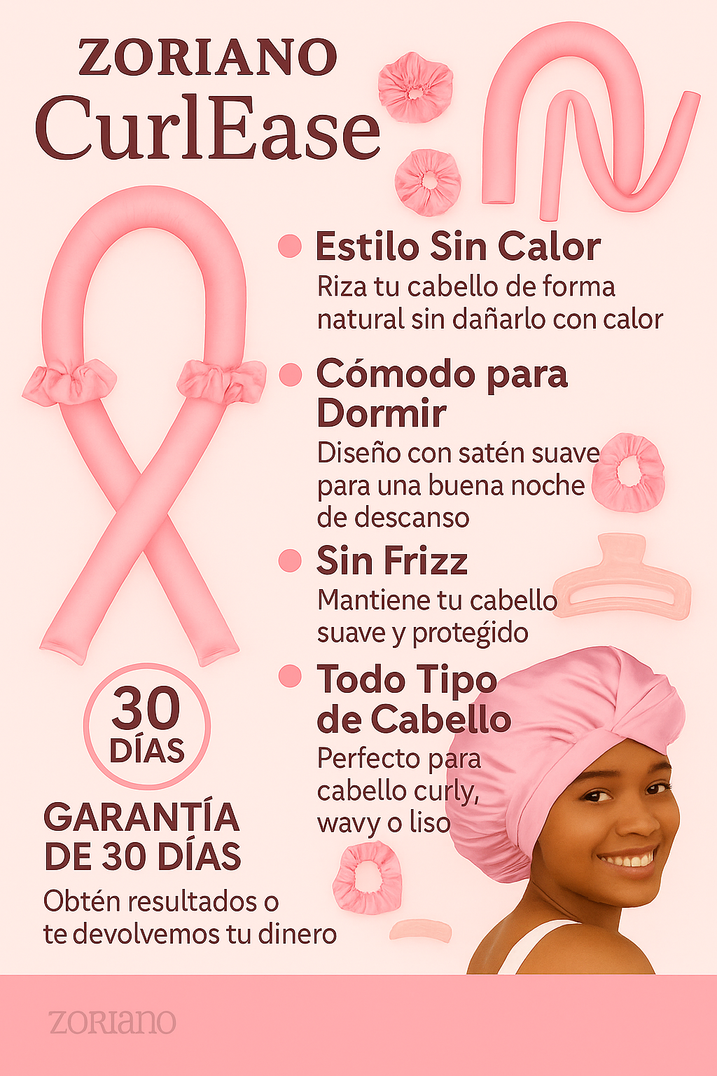 "Effortless Curls™ – ¡Rizos sin calor mientras duermes!"™ viral en TikTok (2025)
