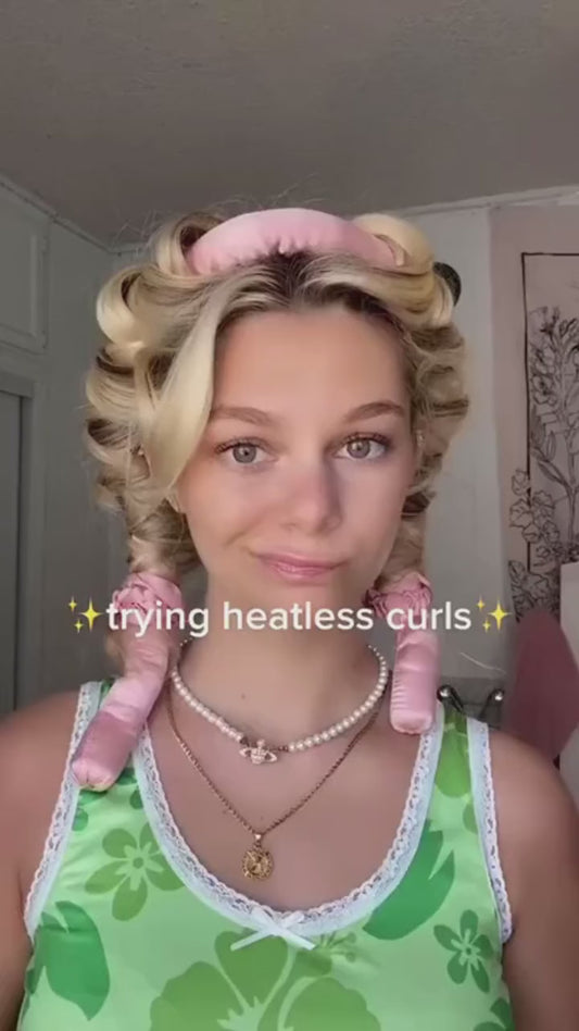 "Effortless Curls™ – ¡Rizos sin calor mientras duermes!"™ viral en TikTok (2025)